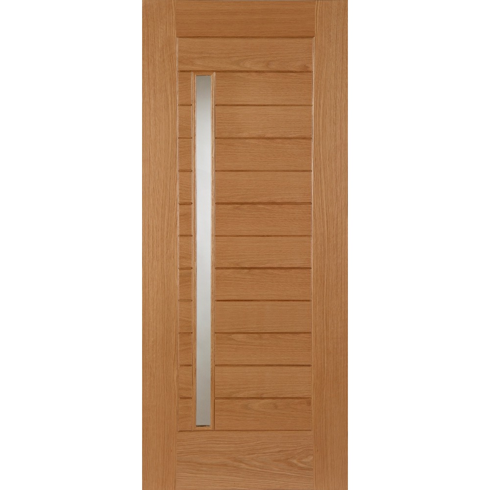 External Oak Oslo Glazed Door